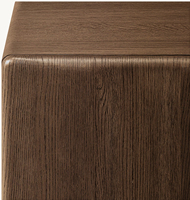 Commode en bois massif de style moderne et luxueux du milieu du siècle, meuble durable pour hôtel et salon
