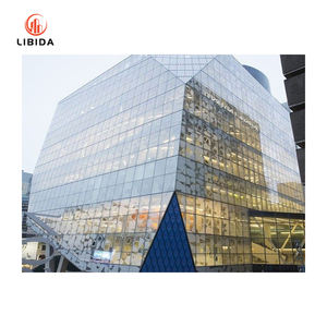 Mur-rideau en bâton unitaire à cadre en aluminium autonettoyant-Façade en verre à faible entretien <span class=keywords><strong>pour</strong></span> bâtiments publics - Product Image 6