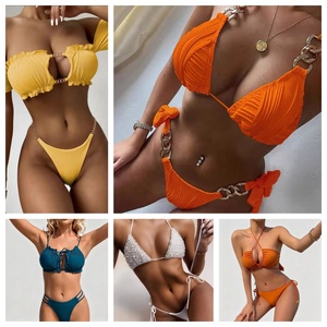 ชุดว่ายน้ำพรีเมียม Sheining ชุดว่ายน้ำนีออนสำหรับผู้หญิง ชุดบิกินี่คลาสสิก ชุดว่ายน้ำชายหาด ชุดว่ายน้ำวิบวับ ชุดบิกินี่แบบสายเดี่ยวสุดพิเศษ - Product Image 1