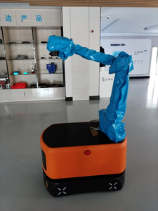 <span class=keywords><strong>ONA</strong></span> หุ่นยนต์เชื่อมต่อ AUBO-AMR300น้ำหนัก300กก. และ550มม. แขนถึงโคโบทพร้อมระบบการมองเห็นพื้นฐาน AMR - Product Image 4