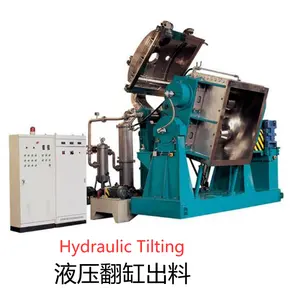 Hydraulic Tilting type 75 ltr twin arm professional mixer and kneader for HTV Rubber Silicone Rubber Butyl glue Bubble gum line