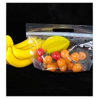 Sachet debout anti-buée pour sushi, fruits frais, légumes, emballage transparent avec fermeture éclair, utilisable au micro-ondes
