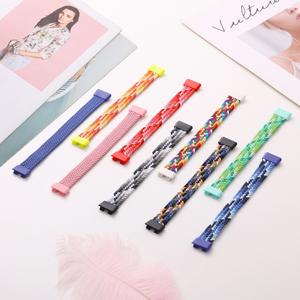 Pulsera de repuesto transpirable deportiva para <span class=keywords><strong>Huawei</strong></span> Band 8 9 Solo, correa de reloj elástica trenzada de nailon - Product Image 6