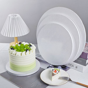 Vente en gros Planche à gâteau en carton ronde 8 10 12 14 16 18 pouces jetable or argent grandes planches à gâteau rondes en papier - Product Image 5