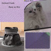 Portable Respirant Maille Animaux Chiens Chats Bain Utilisation Séchage Des Cheveux Boîte De Transport Cage Cas Séchoir Chambre