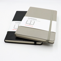 Carnet de notes/journal A5 en gros, planificateur quotidien, hebdomadaire et mensuel, couverture rigide en cuir recyclé, logo personnalisé imprimé, cadeau