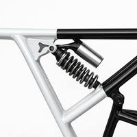 Cadre de vélo électrique 72V avec suspension centrale, déport de 190 mm, selle et suspension, en alliage d'aluminium, puissance 3000W, courant continu 750W