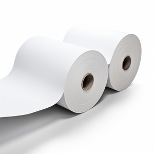 Rollo Jumbo de Papel Térmico Directo Autoadhesivo Semibrillante para Etiquetas, Tamaño Maestro 1080/1530mm, con Corte Libre - Product Image 4