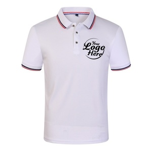 Camisa de Golf de Algodón de Alta Calidad para Hombre, Cuello Clásico Personalizado, Manga Corta, Holgada, Transpirable, Bordada, Publicitaria, de Verano - Product Image 2