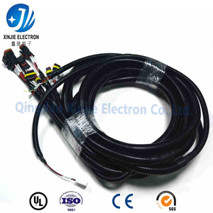 Harness Kabel Otomotif Kustom Bersertifikasi UL/CE/VDE, Perakitan Kabel Tahan Air dengan Konektor Tertutup untuk Sistem Mesin Mobil - Product Image 1