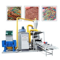 Machine de broyage de câbles usagés pour le recyclage de tous types de câbles, broyeur de câbles pour station de recyclage en usine