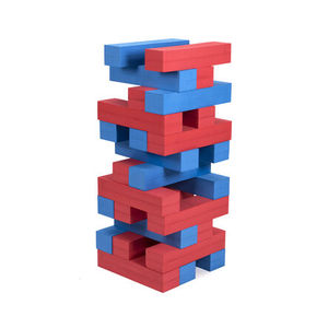 Blocs géants en mousse Jouet de jeu d'empilage de <span class=keywords><strong>tour</strong></span>, bloc de construction de cour extérieure pour adultes, enfants, garçons et filles - Product Image 1