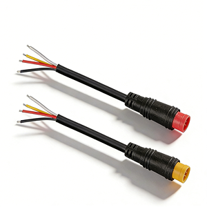 いいえ。 2468-24 2芯共有自転車ロックライン3芯M8コネクタ防水オス・メスドッキングケーブル - Product Image 2