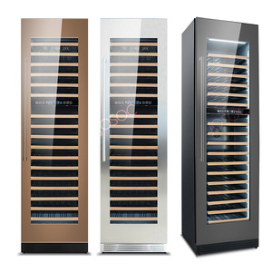 Custom Oem Luxury 430l Dual-zone Stainless Steel Wine <b>Refrigerator</b> & Beverage Cooler with Built-in Option-wine Cabinet Beverage - Product Image 2