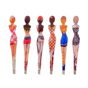 Pince à épiler pour sourcils en forme de fille, nouvelle variété, vente en gros usine, livraison rapide (GZ RTS), commande en gros mixte, livraison en 3 jours - Product Image 3