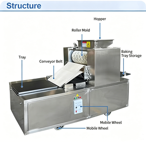 Small Rotary Mould Shortbread <b>Biscuit</b> Form <b>Machine</b> Walnut Cookie Make <b>Machine</b> De Fabrication De <b>Biscuit</b> Price - Product Image 6