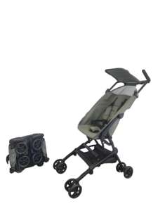 <span class=keywords><strong>Poussette</strong></span> de voyage en tissu compact léger pour bébé tout-petit pli en un clic avec grand auvent extensible pour enfants de <span class=keywords><strong>0</strong></span> mois et plus - Product Image 3