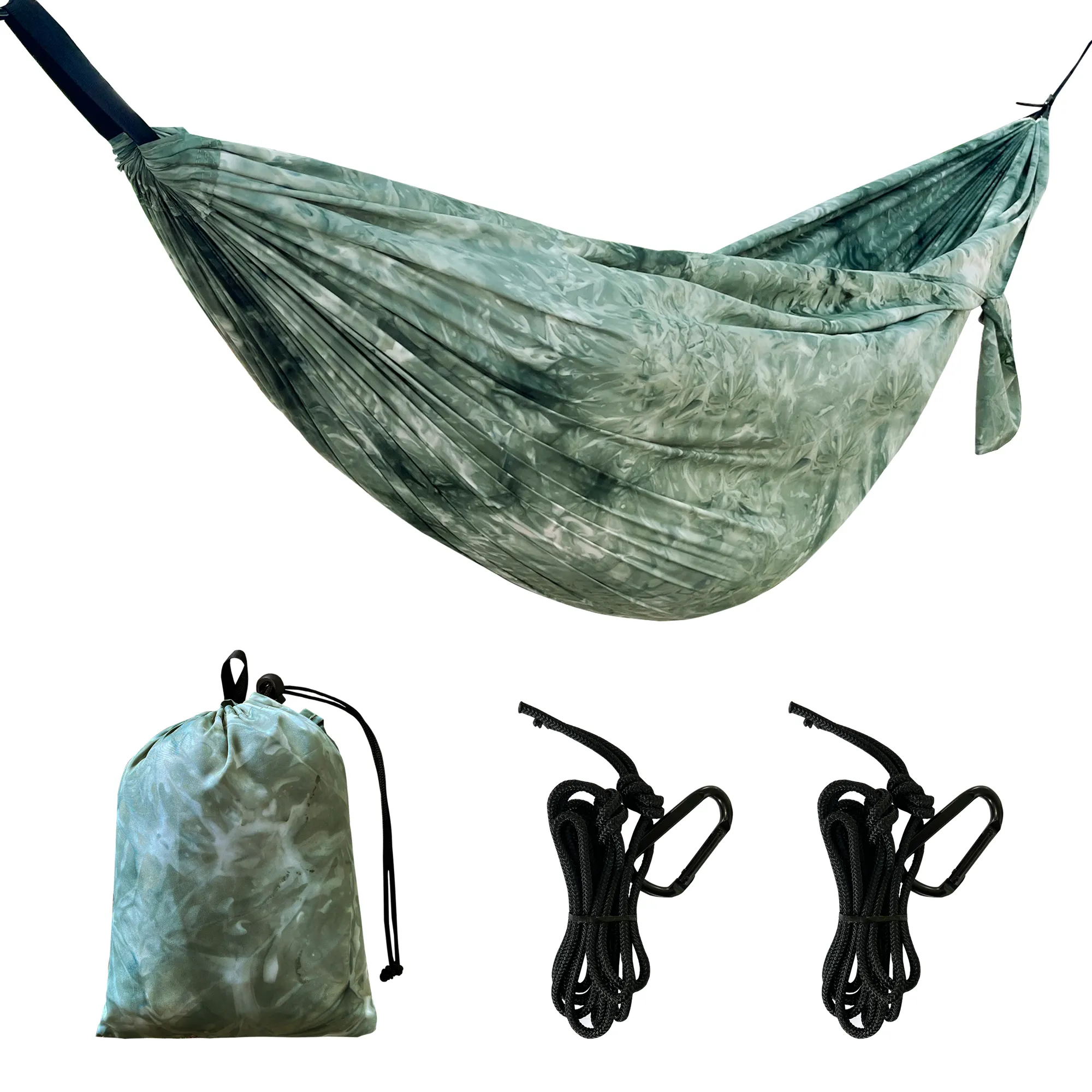 Mydays Outdoor Duurzame Lichtgewicht Draagbare Tie-Dyed Camping Hangmat Met Opbergtas Voor Reizen Strand Achtertuin Patio Wandelen