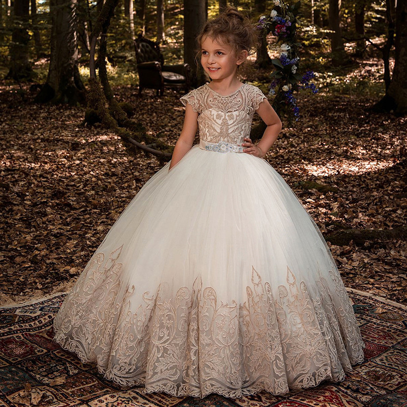White Bridesmaid Dresses for Children - Elegant & Stylish