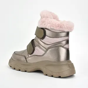 Bottes de neige imperméables pour femmes bottes de neige en plein air hiver Camping randonnée EVA moderne Midi femmes hiver chaussures chaudes filles YJ
