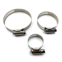 Collier de serrage en acier inoxydable de type américain 304 8mm 13mm 20mm 38mm 64mm 70mm 80mm 110mm 245mm