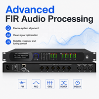 Processeurs audio FIR LAB306 3 entrées 6 sorties DSP Système de sonorisation professionnel Processeur audio numérique intelligent