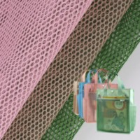 Tissu hexagonal perforé double face en maille triple pour bagages, séchage rapide, 180 g/m², pour sacs à main