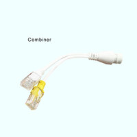 Combinateur OEM/ODM PoE/Mux pour la transmission CCTV 1 câble dans 2 caméras économie de câble