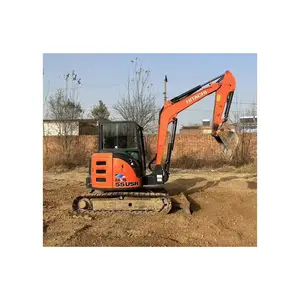 Original Japon nouveauté occasion hiatchi zx55 excavateur mini excavateur hitachi zx 50 55 60 70 excavatrices d'occasion