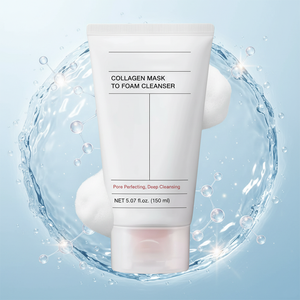 Nettoyant Moussant au Collagène 150ml Éclaircissant Raffermissant Apaisant Hydratant Nettoyage en Profondeur Améliore la Rugosité Soin Doux du Visage pour Femmes - Product Image 4