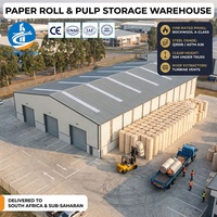 Entrepôt à structure métallique avec quai de chargement, cadre galvanisé Q355, toit en panneaux sandwich, niveleur de quai en option, installation possible