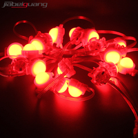 Lumières de Noël extérieures permanentes pour la maison, module de lumière LED à pixels 12v 24v, IP68, RGBW, lumières extérieures permanentes