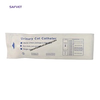 Cathéter urinaire pour chat Tomcat avec stylet pour cathétérisme urétral vétérinaire