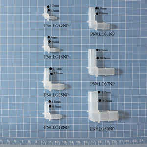 Conector en Forma de L de 90 Grados de Nylon PP de la Colección JU para Manguera de Goma de Uso Industrial - Product Image 2