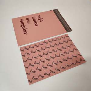 ซองไปรษณีย์โพลีเมลเลอร์แบบกำหนดเองเป็นมิตรกับสิ่งแวดล้อม ซองไปรษณีย์สีชมพูแบบปิดผนึกด้วยตัวเอง พร้อมโลโก้ - Product Image 3