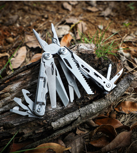 Cadeau pour lui, couteau de poche multifonctionnel de survie en acier inoxydable de haute qualité 17 en 1, pince multifonctionnelle pour le camping et la randonnée - Product Image 1