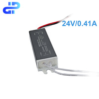 Alimentation LED 10W pour éclairage extérieur AC-DC IP67 étanche, tension constante 24V, sortie unique 0.5A, alimentation LED pour réfrigérateur