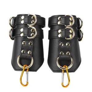 Adjustable PU Leather Handcuff Restraints Bondage Sex Toys Exotic Accessories