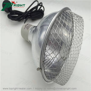 Lámpara calefactora con emisor de infrarrojos de cerámica blanca tipo flor de <span class=keywords><strong>trompeta</strong></span> de 95x110 mm sin revestimiento de esmalte - Product Image 5