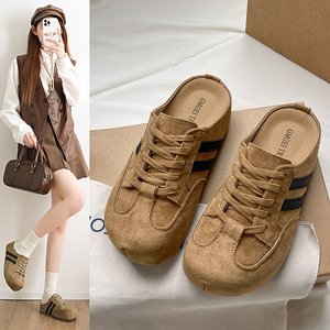 Mules à enfiler pour femmes à semelle épaisse et embout renforcé, printemps-été, chaussures d'entraînement à enfiler avec rehaussement <span class=keywords><strong>de</strong></span> hauteur - Product Image 4