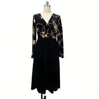 Robe longue d'été pour femme, grande taille, motif floral, style vintage froncé, taille unique, tissée légère