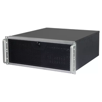 Nouvelle conception, boîtier de serveur industriel 4U de 19 pouces, montable en rack, avec 8 emplacements PCIE, prise en charge du refroidissement par eau EATX