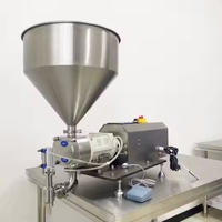 Machine de remplissage semi-automatique de haute précision à pompe rotative en acier inoxydable avec contrôle PLC pour liquides, huiles, miel, confitures et sauces