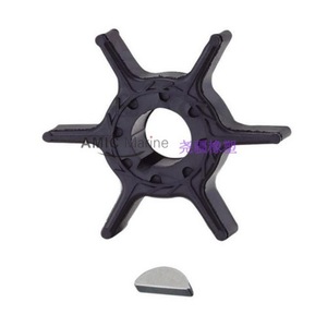 ใบพัดปั๊มน้ำแบบคลอโรพรีนรับเบอร์ รุ่น 63V-44352-01 และกุญแจสำหรับมอเตอร์เรือยามาฮ่า หมายเลขอะไหล่ 17IY005K ยี่ห้อ FRIEND - Product Image 4