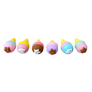 Set de Joyería DIY de Conos de Helado en Miniatura, Adornos de Resina Plástica para Escritorio, Suministros para Manualidades - Product Image 1