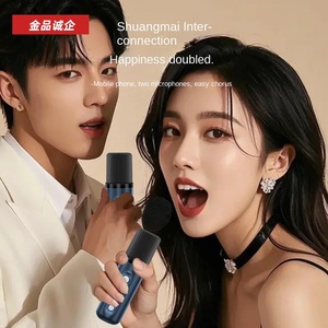 Bluetoothスピーカー用高性能YS213デュアルワイヤレスマイクオールインワンKソングオーディオホームシアター用 - Product Image 4