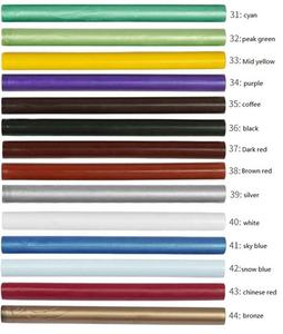 Bâtons de cire vintage or couleur dorée, mèches pour lettre d'affranchissement Bâton de sceau de cire classique Pistolet à colle chaude pour stampp - Product Image 4