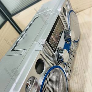 Retro pasado de moda para altavoz Bluetooth RGB iluminación LED Radio inalámbrica Satchel Audio 5W <span class=keywords><strong>AM</strong></span>/SW/<span class=keywords><strong>FM</strong></span> decoración de sala de estar regalo - Product Image 3