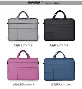 15.6 inch 14.1 inch không thấm nước Dây đeo vai chống xước máy tính máy tính xách tay túi cho nam giới - Product Image 6