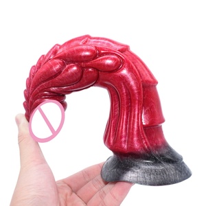 2021 FAAK NEW Sex Toy Dragon Monster <b>Dildo</b> Consoladores Silicona Juguetes Eroticos Penis Gorgeous Scarlett Color <b>Dildo</b> - Product Image 2